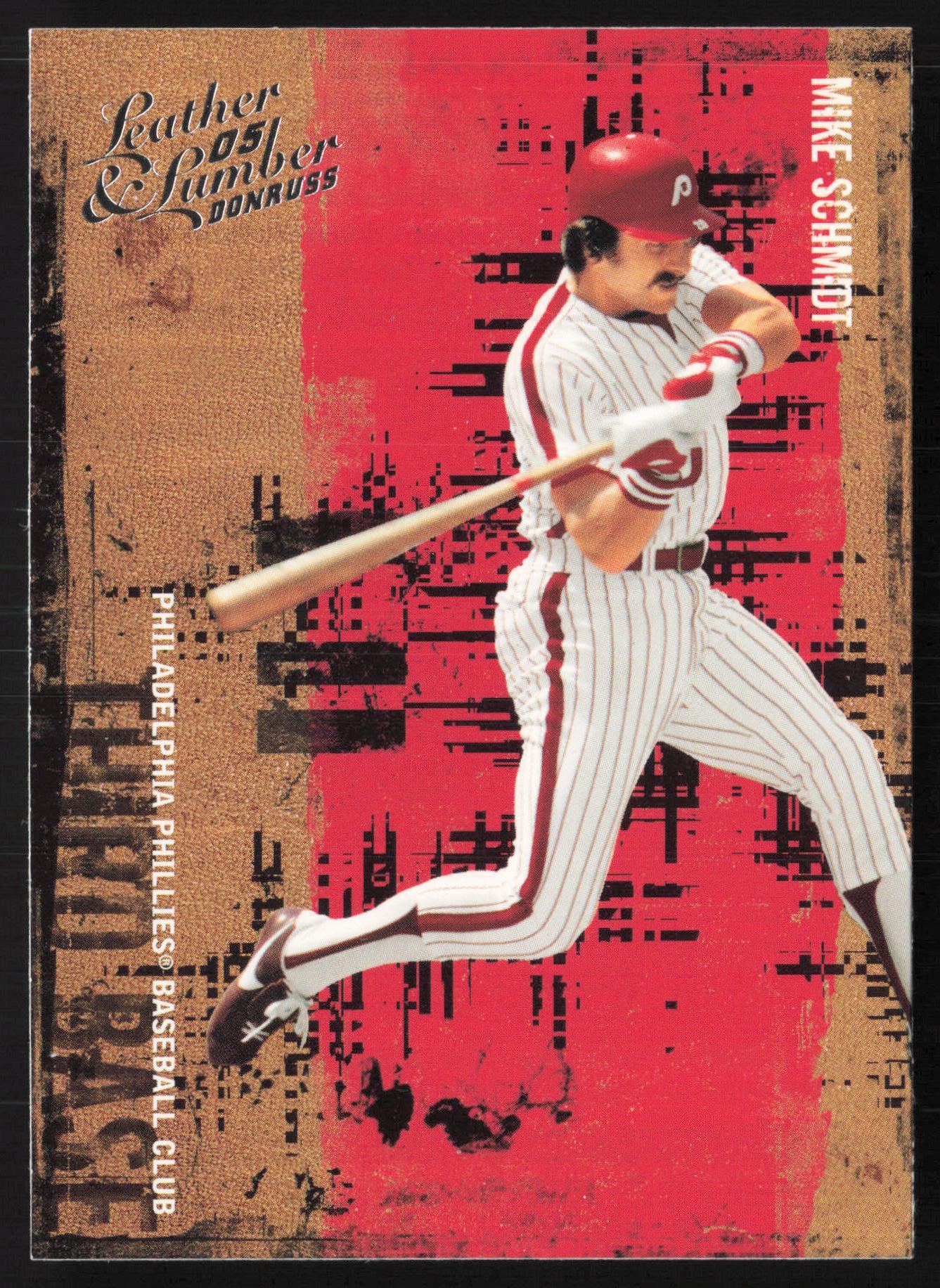 2005 Donruss Leather & Lumber #146 Mike Schmidt