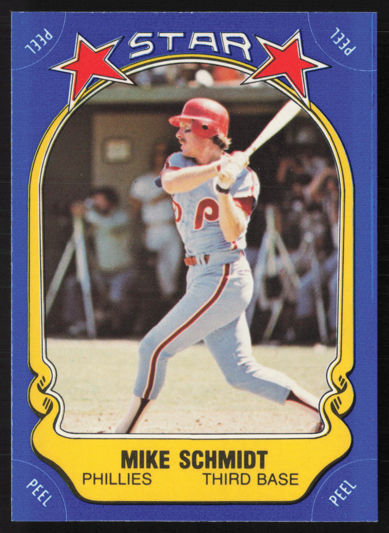 1981 Fleer Star Stickers #9 Mike Schmidt