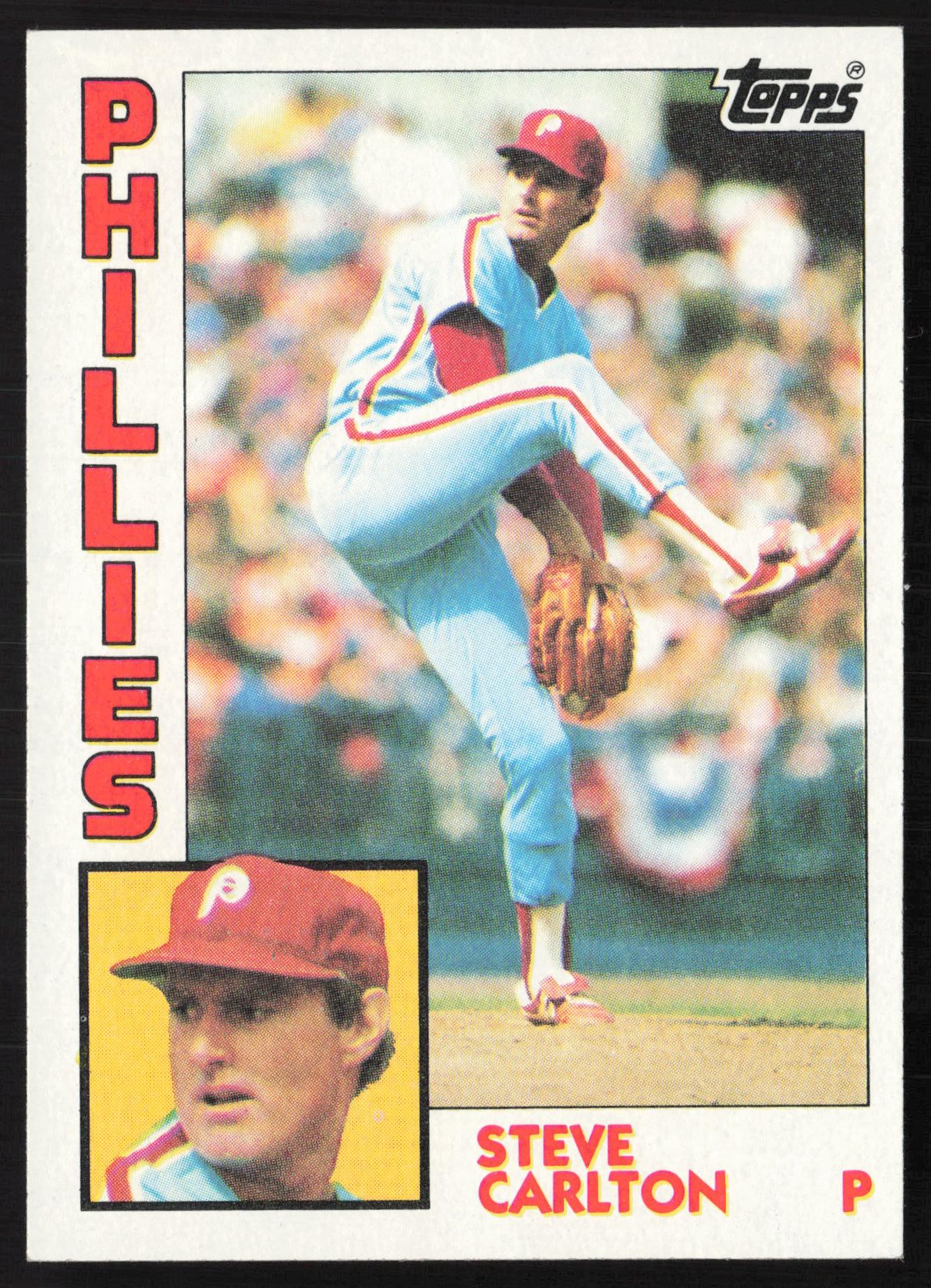 1984 Topps Head-In-Box Proofs #NNO Steve Carlton