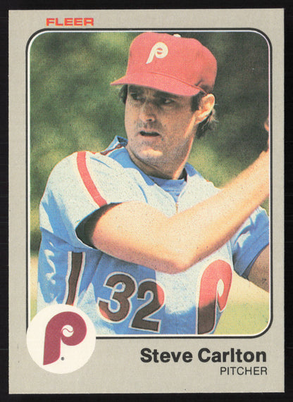 1983 Fleer #155 Steve Carlton