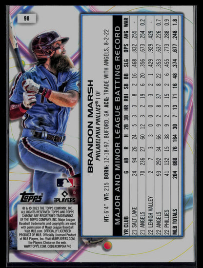 2023 Topps Cosmic Chrome #98 Brandon Marsh