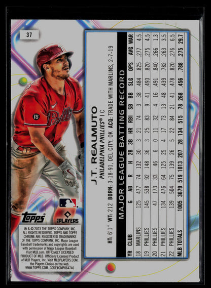 2023 Topps Cosmic Chrome #37 J.T. Realmuto