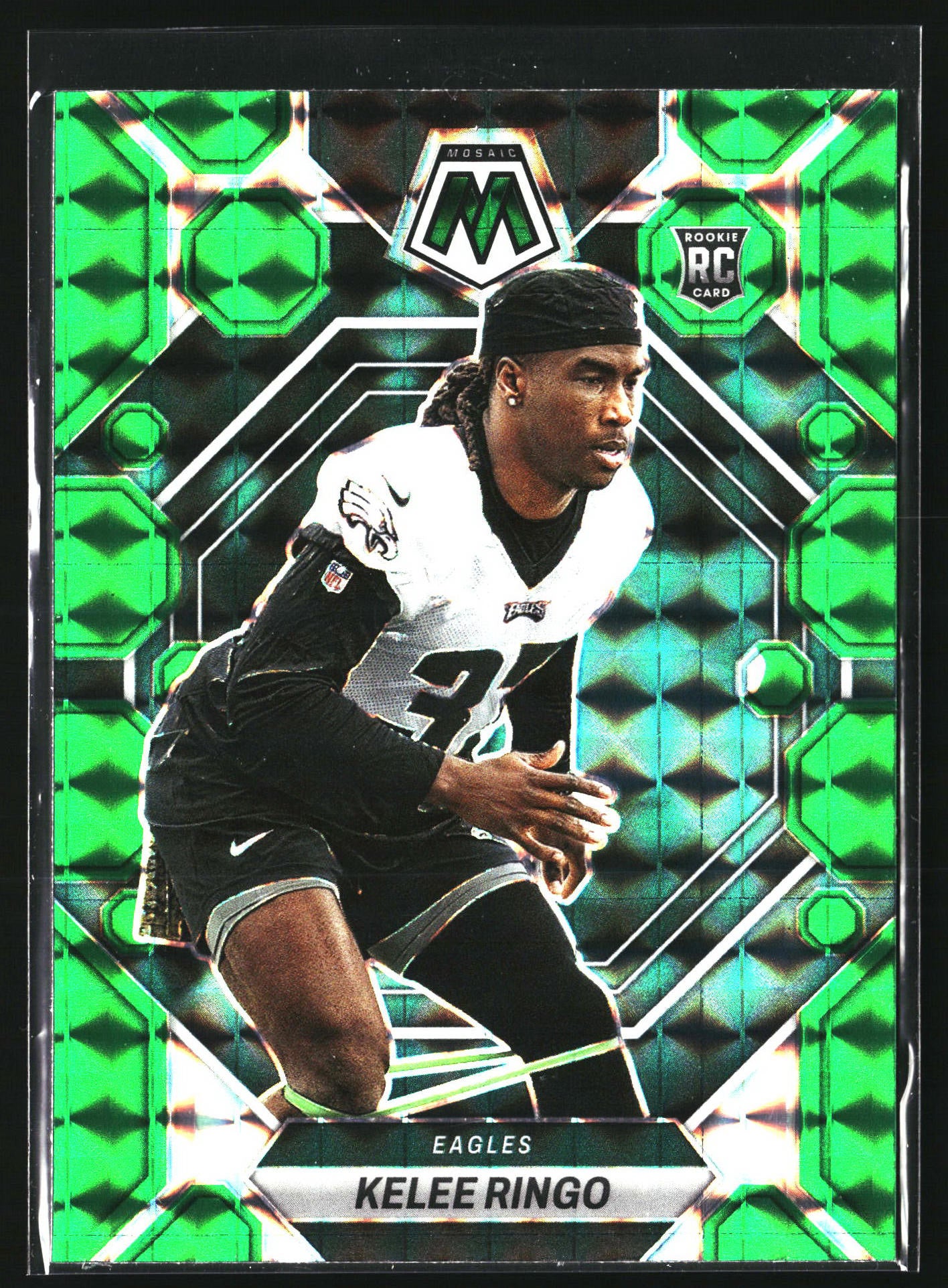 2023 Panini Mosaic #341 Kelee Ringo Green Mosaic