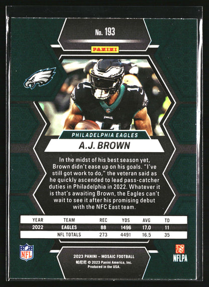 2023 Panini Mosaic #193 A.J. Brown