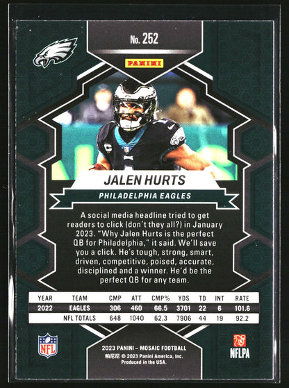 2023 Panini Mosaic #252 Jalen Hurts