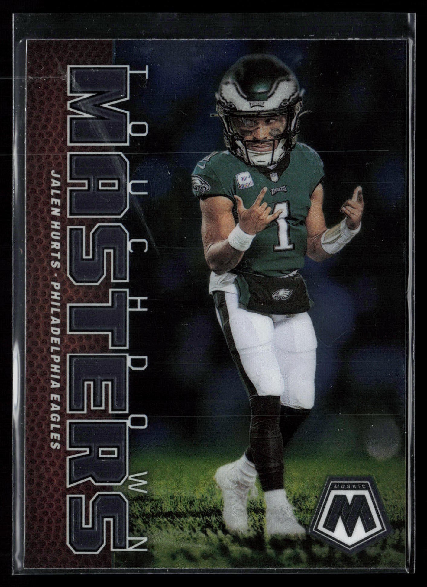 2023 Panini Mosaic #TM-JHT Jalen Hurts Touchdown Masters