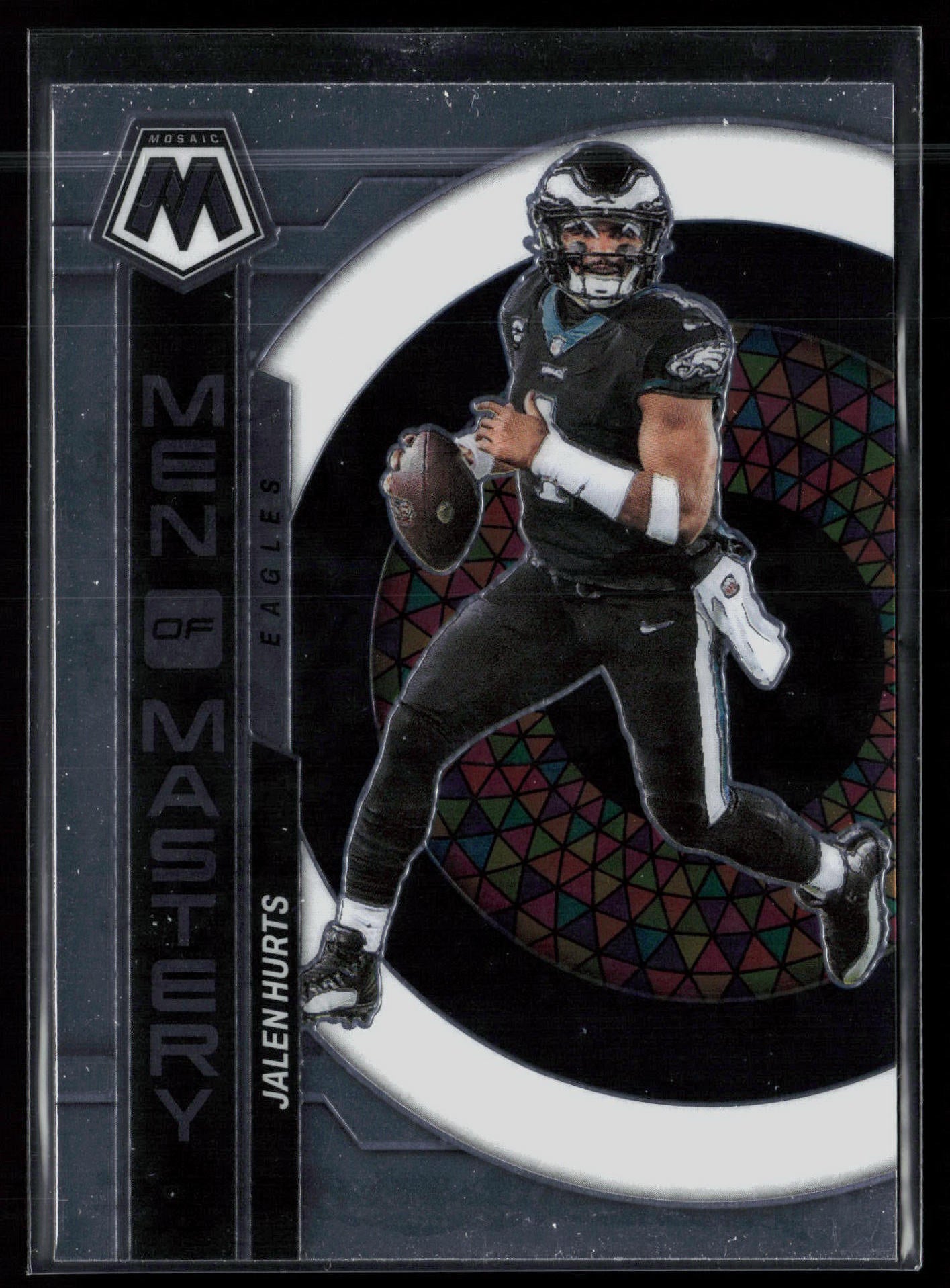 2023 Panini Mosaic #MM-2 Jalen Hurts Men of Mastery