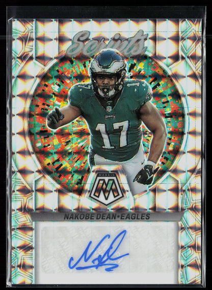 2023 Panini Mosaic #S6 Nakobe Dean Scripts