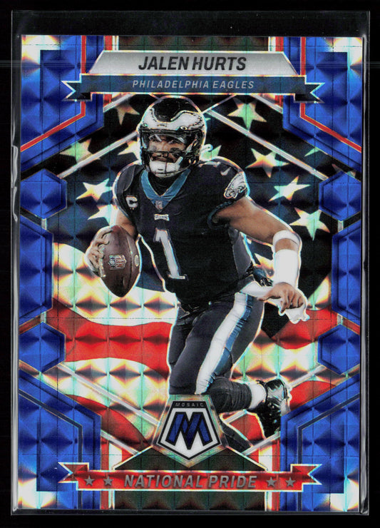 2023 Panini Mosaic #252 Jalen Hurts Blue Mosaic #/99