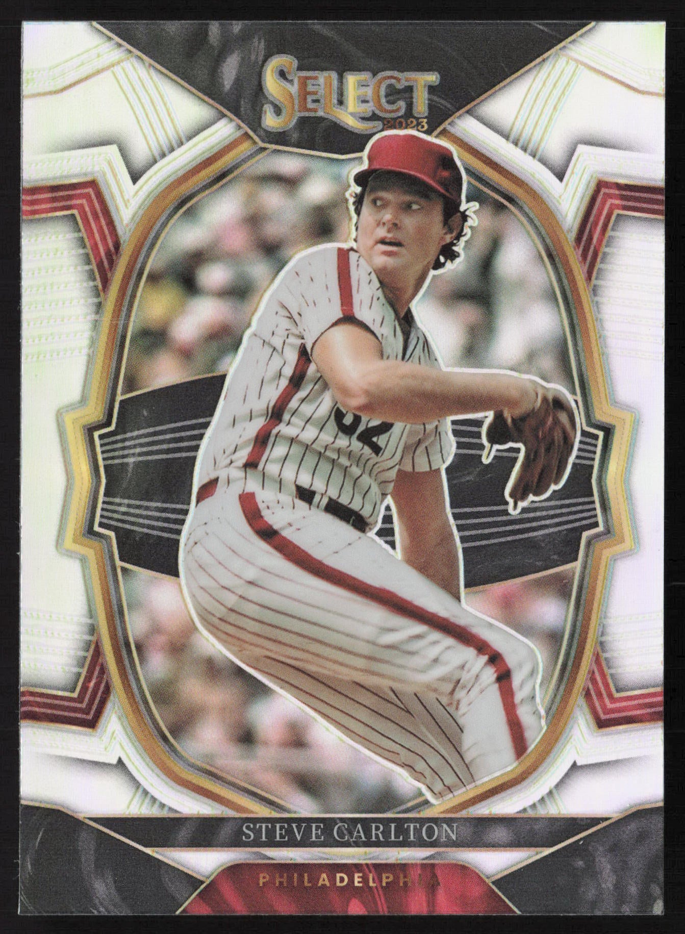 2023 Panini Select #95 Steve Carlton Silver Prizm