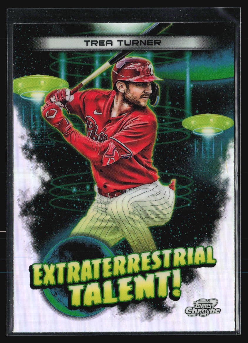 2023 Topps Cosmic Chrome #ET-21 Trea Turner Extraterrestrial Talent