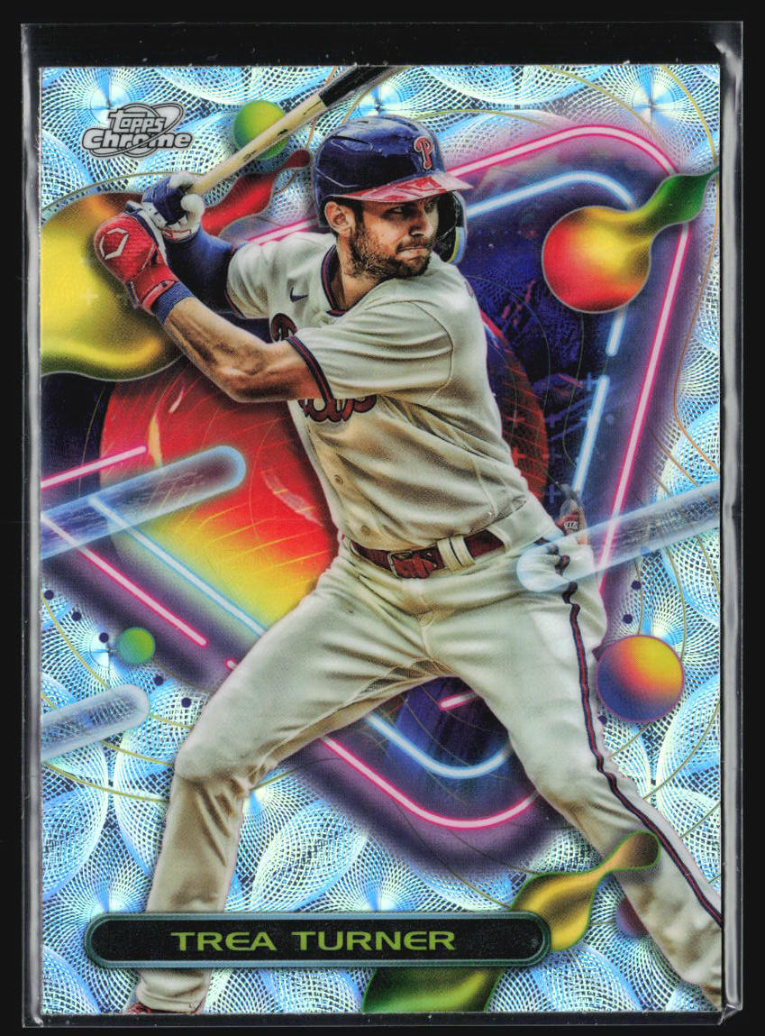 2023 Topps Cosmic Chrome #167 Trea Turner Nucleus Refractor