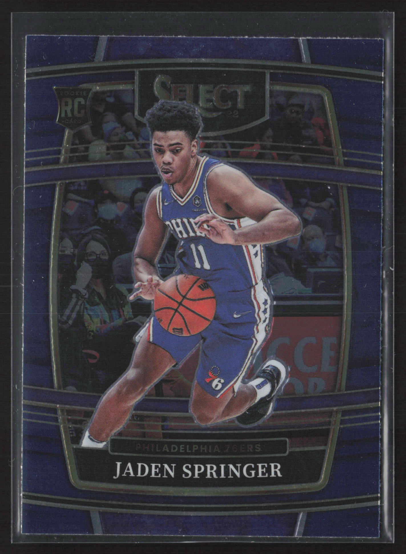 2021-22 Panini Select #85 Jaden Springer Blue (Retail Base)