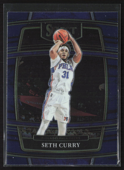 2021-22 Panini Select #84 Seth Curry Blue (Retail Base)