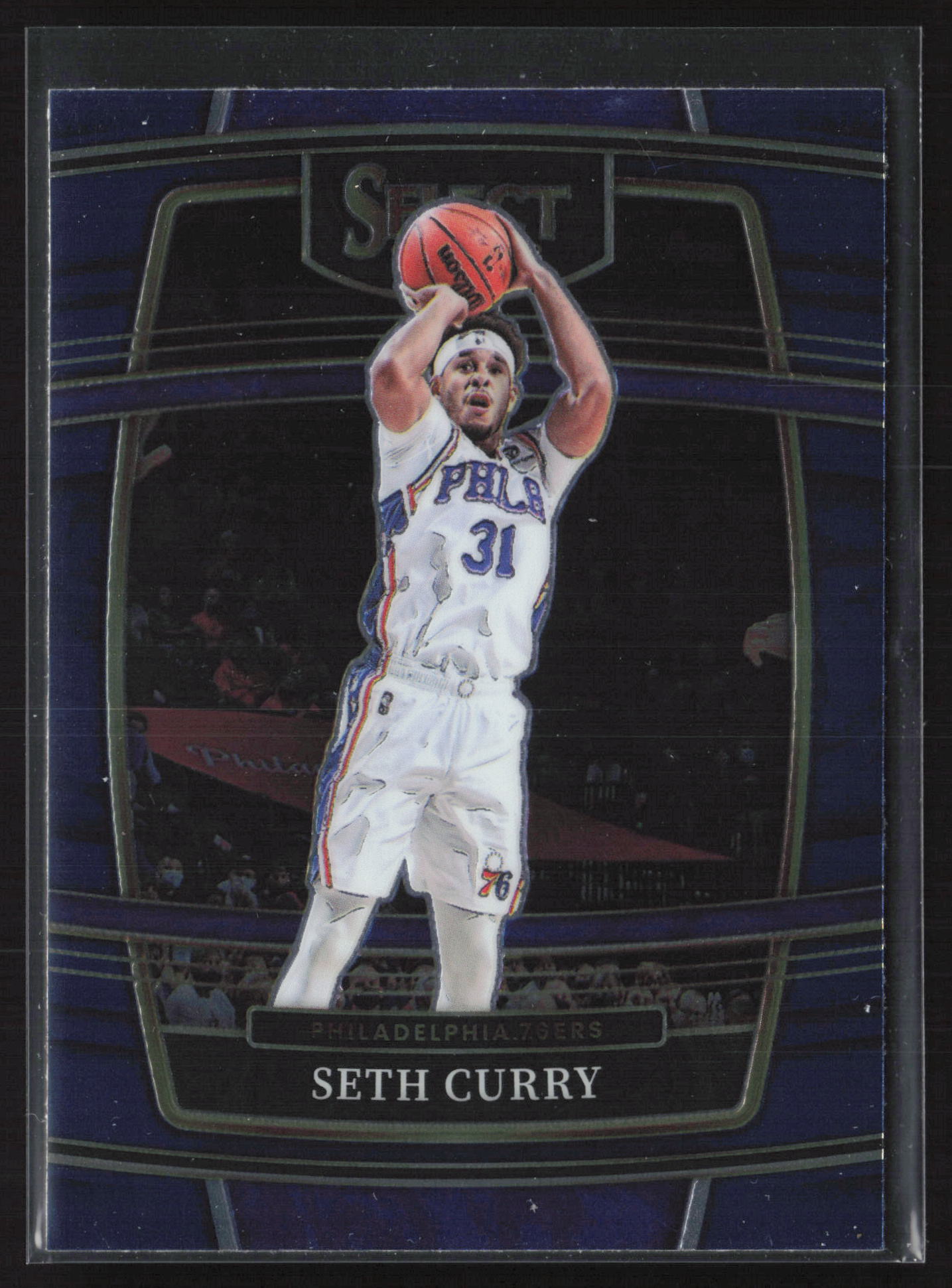 2021-22 Panini Select #84 Seth Curry Blue (Retail Base)