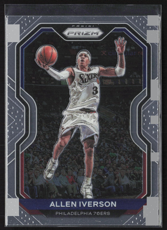 2020-21 Panini Prizm #19 Allen Iverson #/5