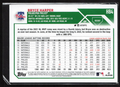 2023 Topps Holiday #H84 Bryce Harper