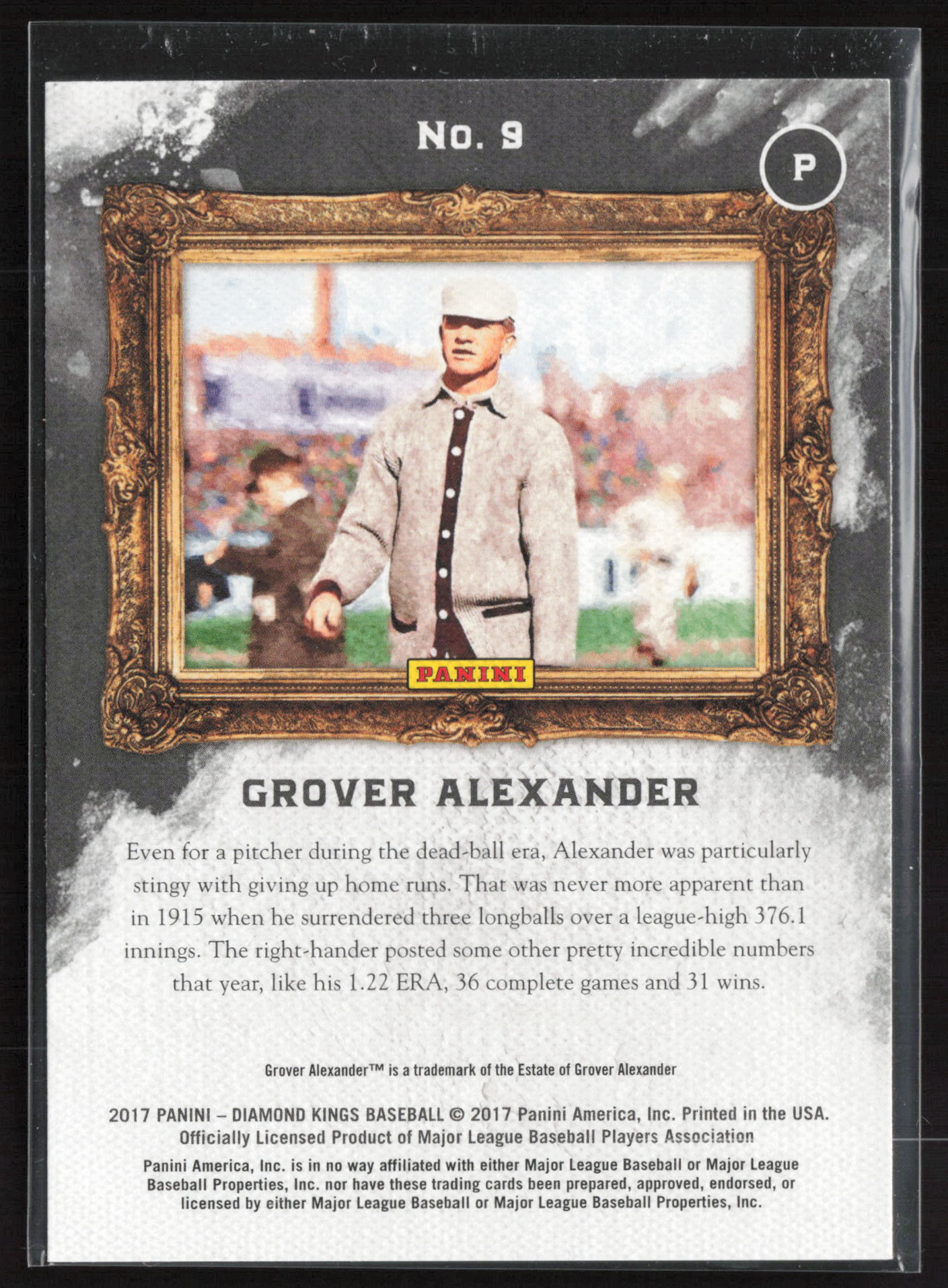 2017 Panini Diamond Kings #9 Grover Alexander