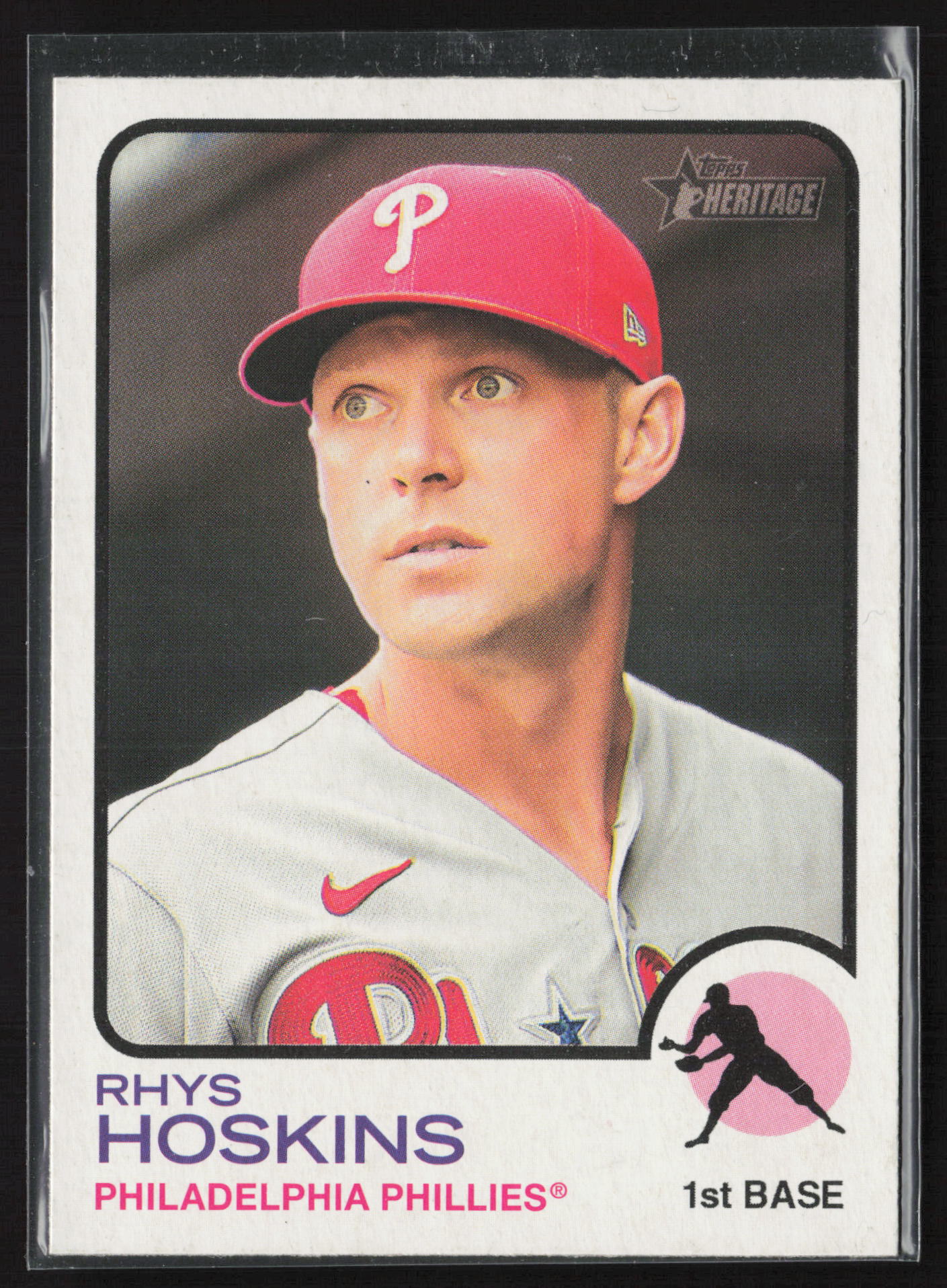 2022 Topps Heritage #326 Rhys Hoskins