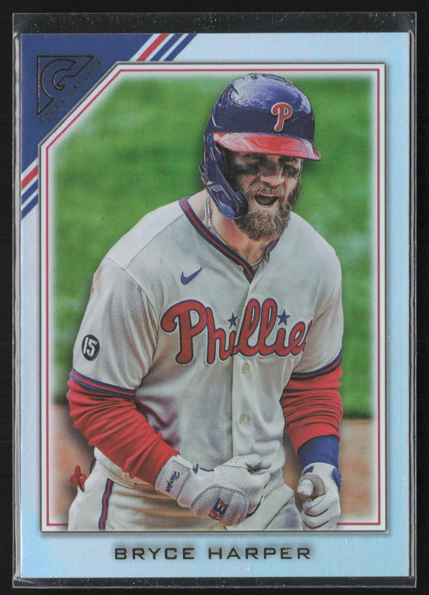 2022 Topps Gallery #1 Bryce Harper Rainbow Foil