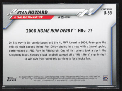 2020 Topps Update #U-59 Ryan Howard