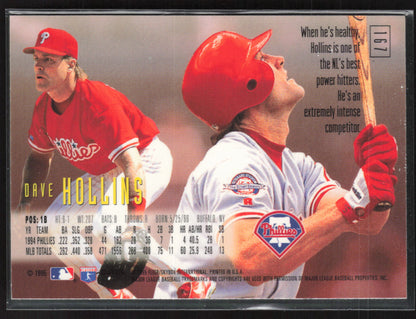 1995 SkyBox E-Motion #167 Dave Hollins