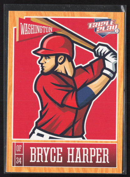 2013 Panini Triple Play #89 Bryce Harper