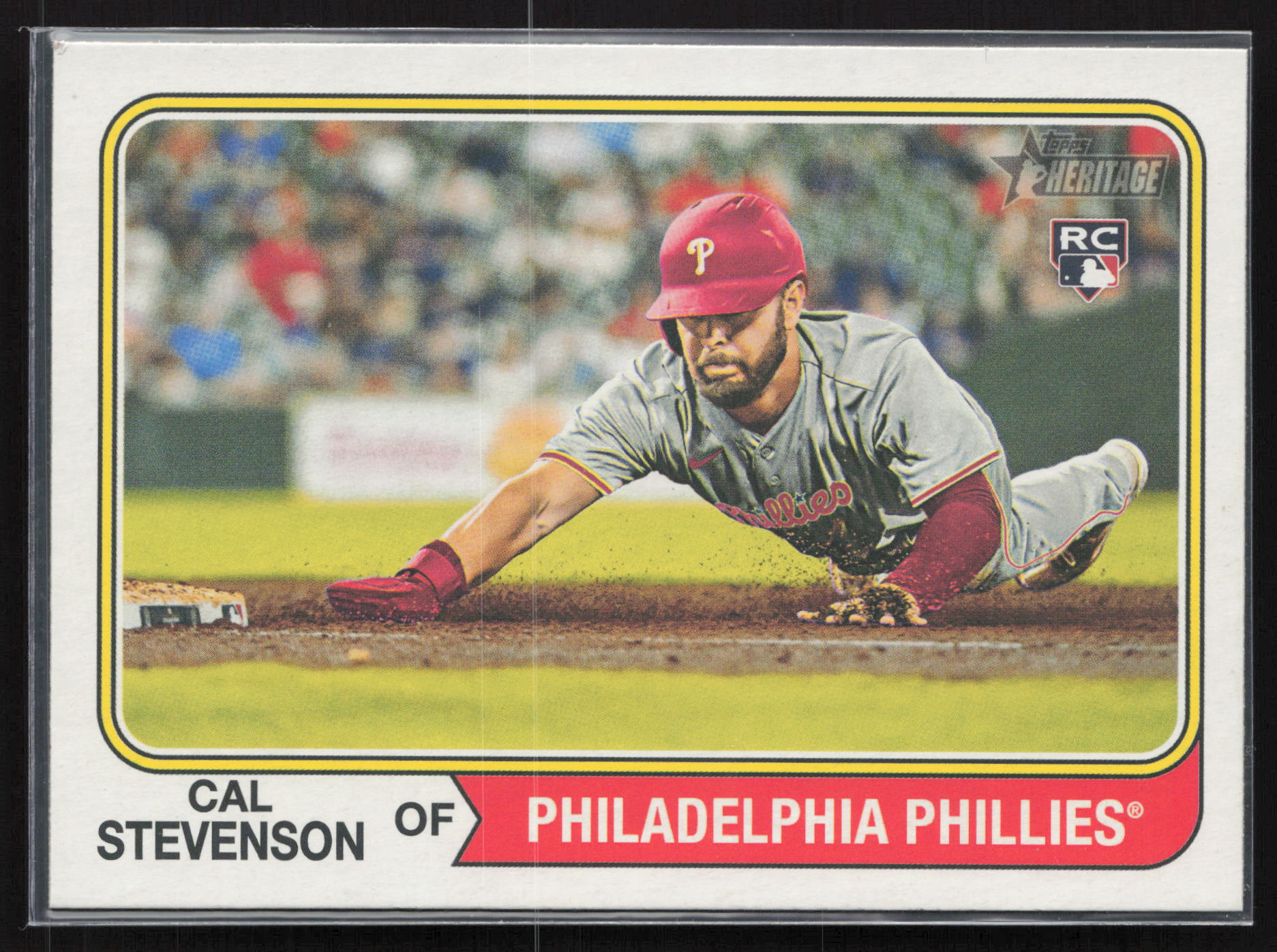 2023 Topps Heritage #508 Cal Stevenson