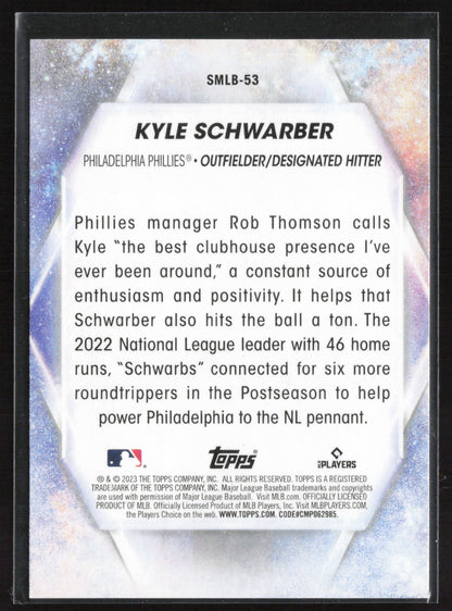 2023 Topps #SMLB-53 Kyle Schwarber Stars of MLB