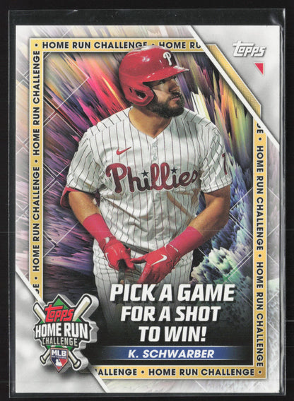 2023 Topps #HRC-19 Kyle Schwarber Home Run Challenge (Series Two)