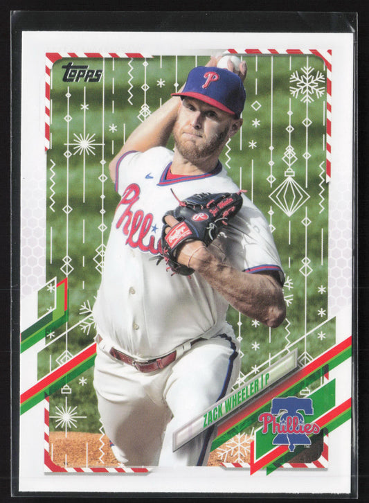 2021 Topps Holiday #HW161 Zack Wheeler