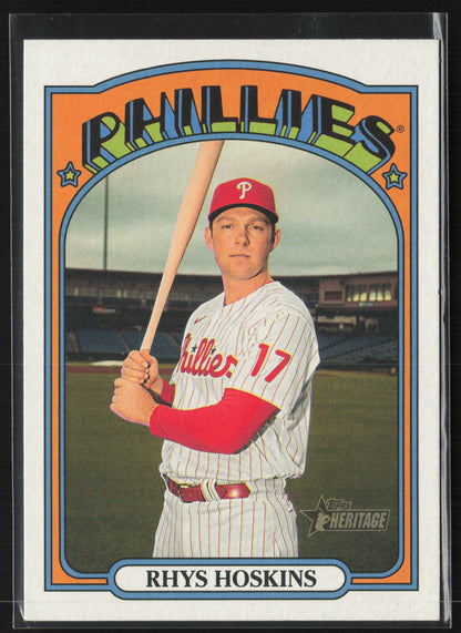 2021 Topps Heritage #19 Rhys Hoskins