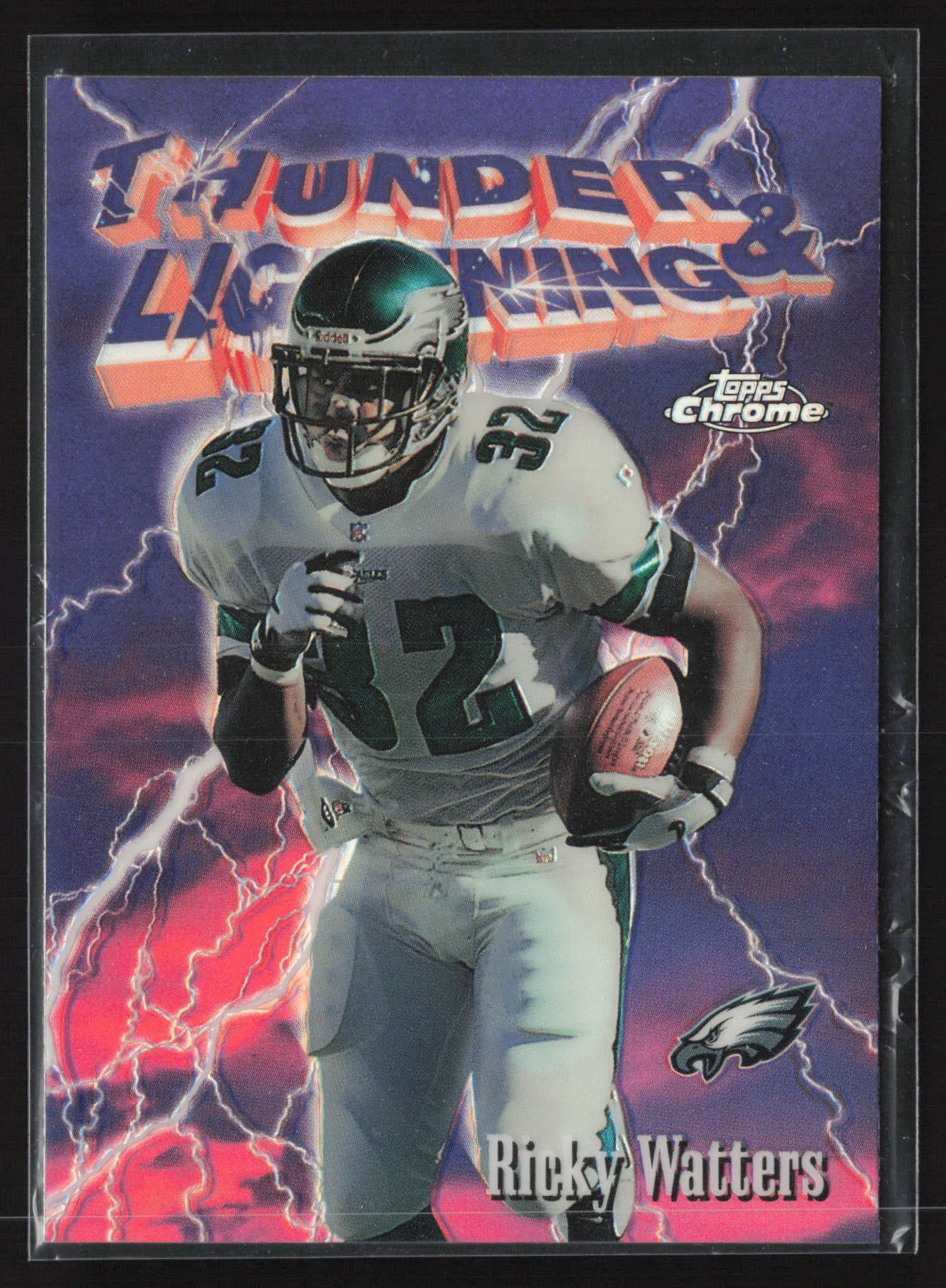 1997 Topps Chrome #9 Ricky Watters Season's Best Refractors