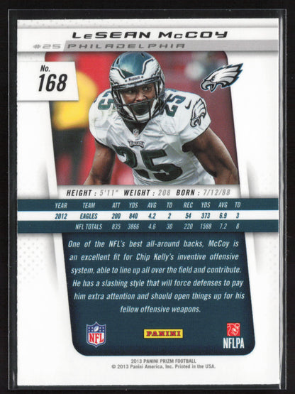 2013 Panini Prizm #168 LeSean McCoy