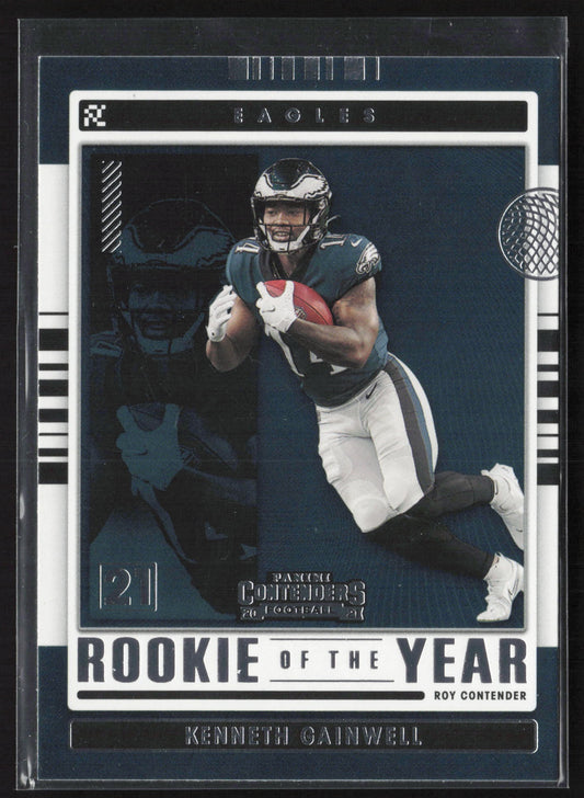 2021 Panini Contenders #ROY-KGA Kenneth Gainwell Rookie of the Year Contenders