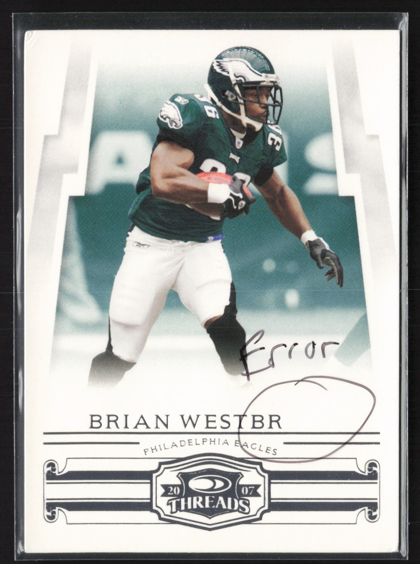 2007 Donruss Threads #37 Brian Westbrook