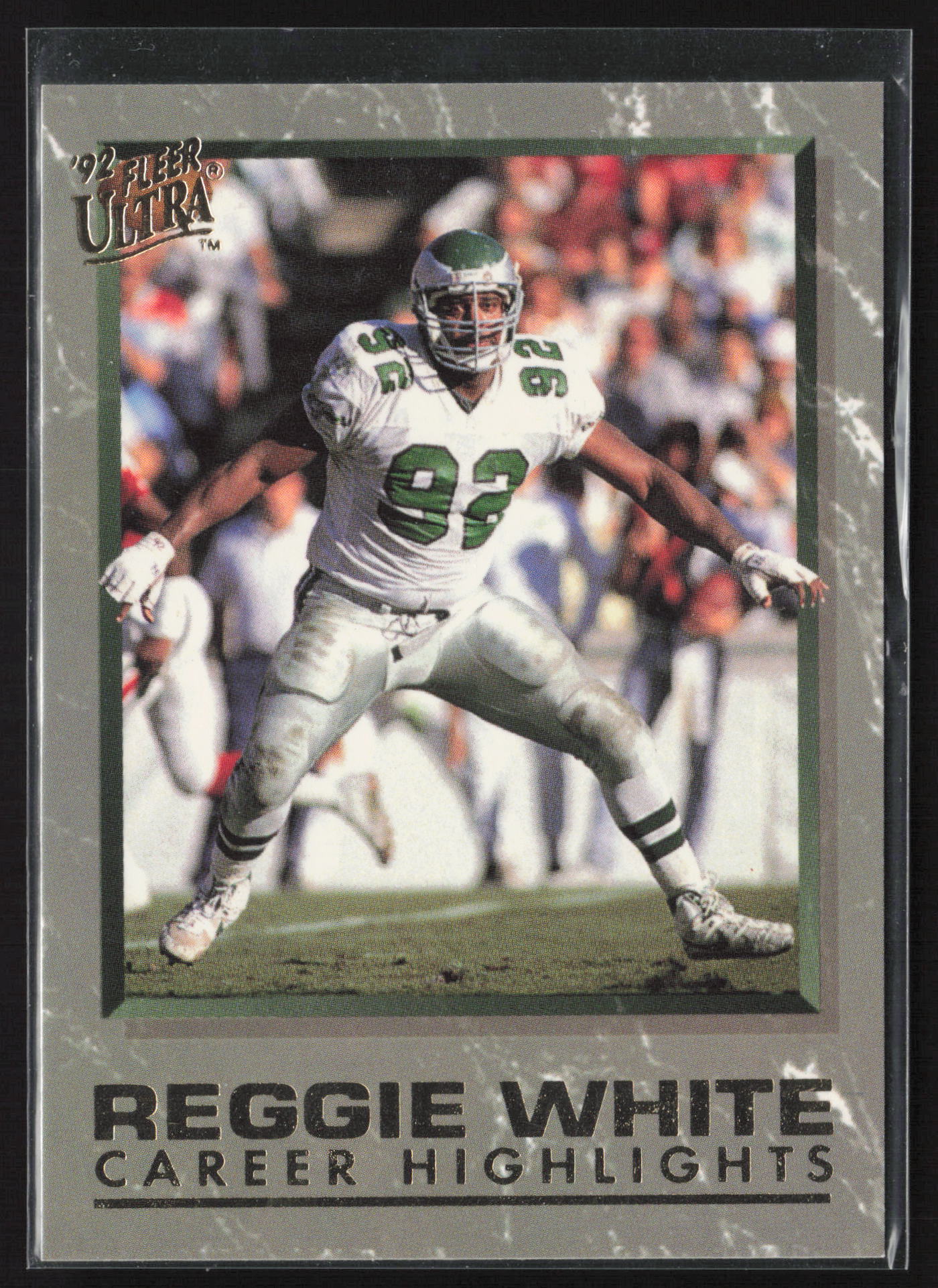 1992 Ultra #5 Reggie White Reggie White: Career Highlights