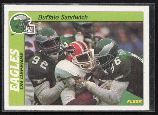 1988 Fleer Team Action #38 Buffalo Sandwich