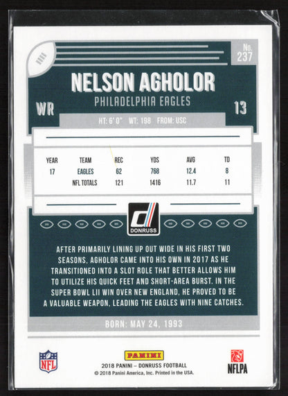 2018 Donruss #237 Nelson Agholor