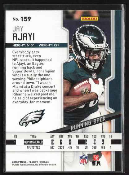 2018 Panini Playoff #159 Jay Ajayi Kickoff Red Zone