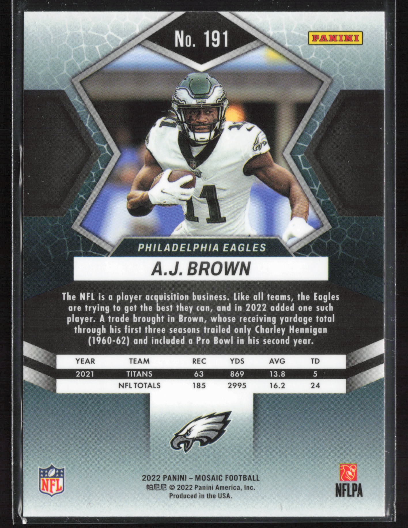 2022 Panini Mosaic #191 A.J. Brown