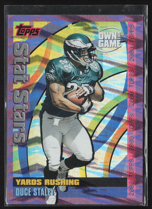 2000 Topps #OTG12 Duce Staley Own the Game