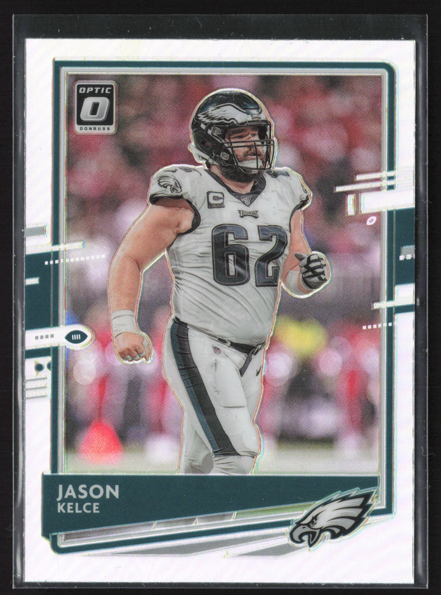 2020 Donruss Optic #81 Jason Kelce Holo