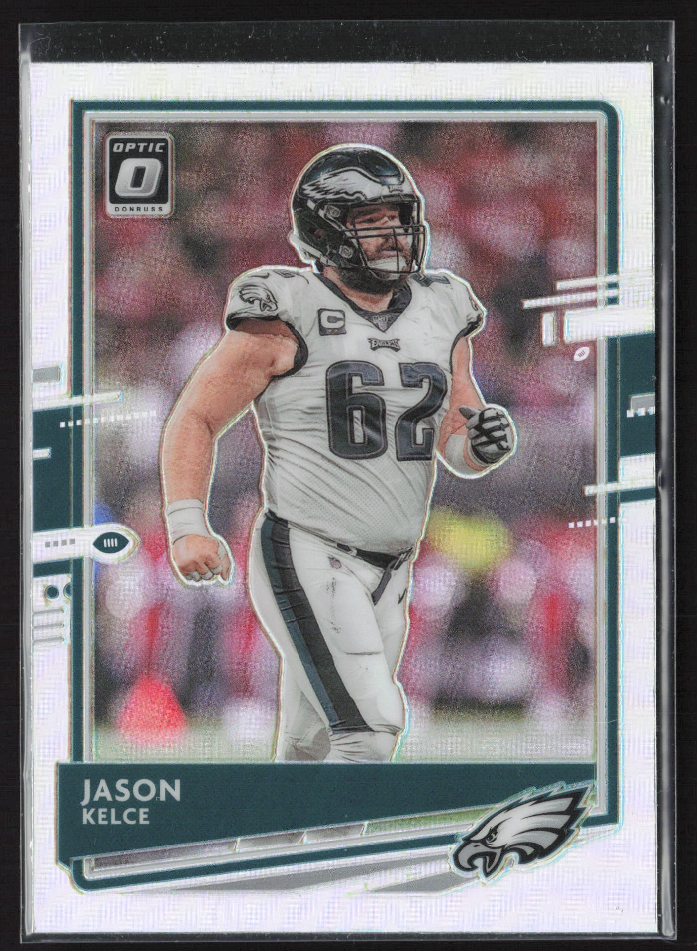 2020 Donruss Optic #81 Jason Kelce Holo