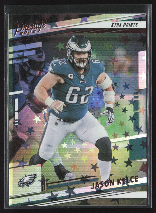 2022 Panini Prestige #239 Jason Kelce Xtra Points Astral