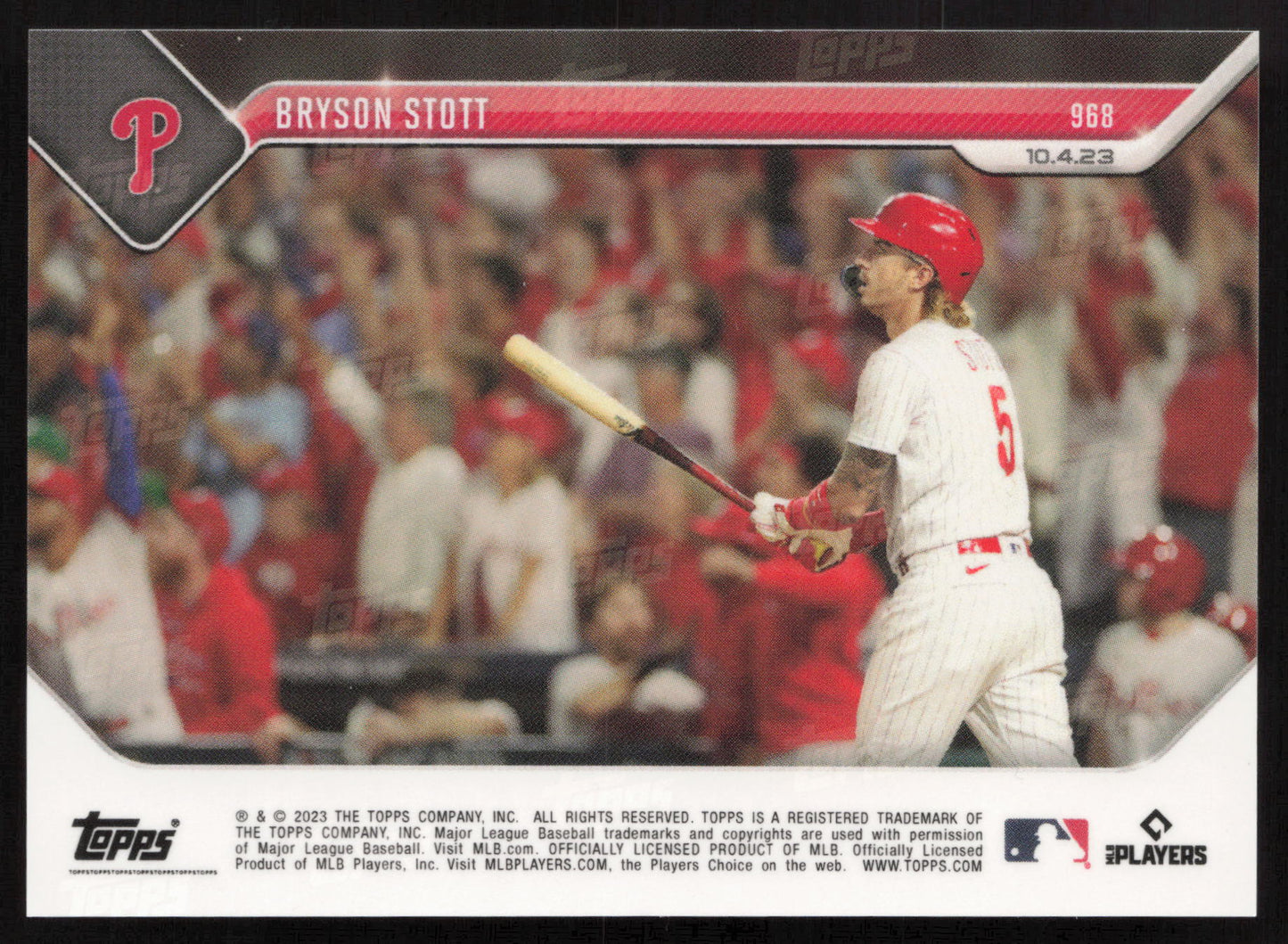 2023 Topps Now #968 Bryson Stott