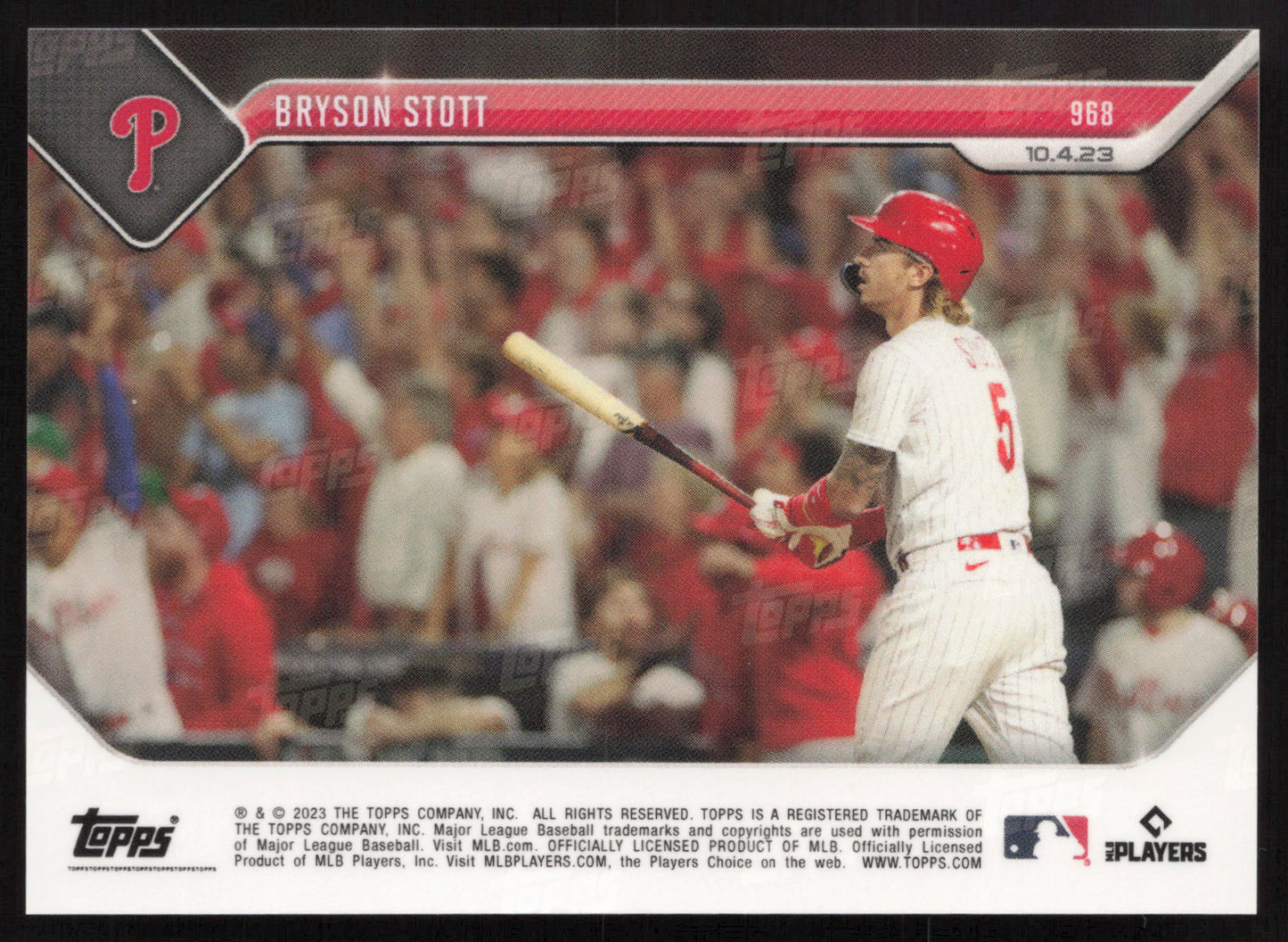 2023 Topps Now #968 Bryson Stott