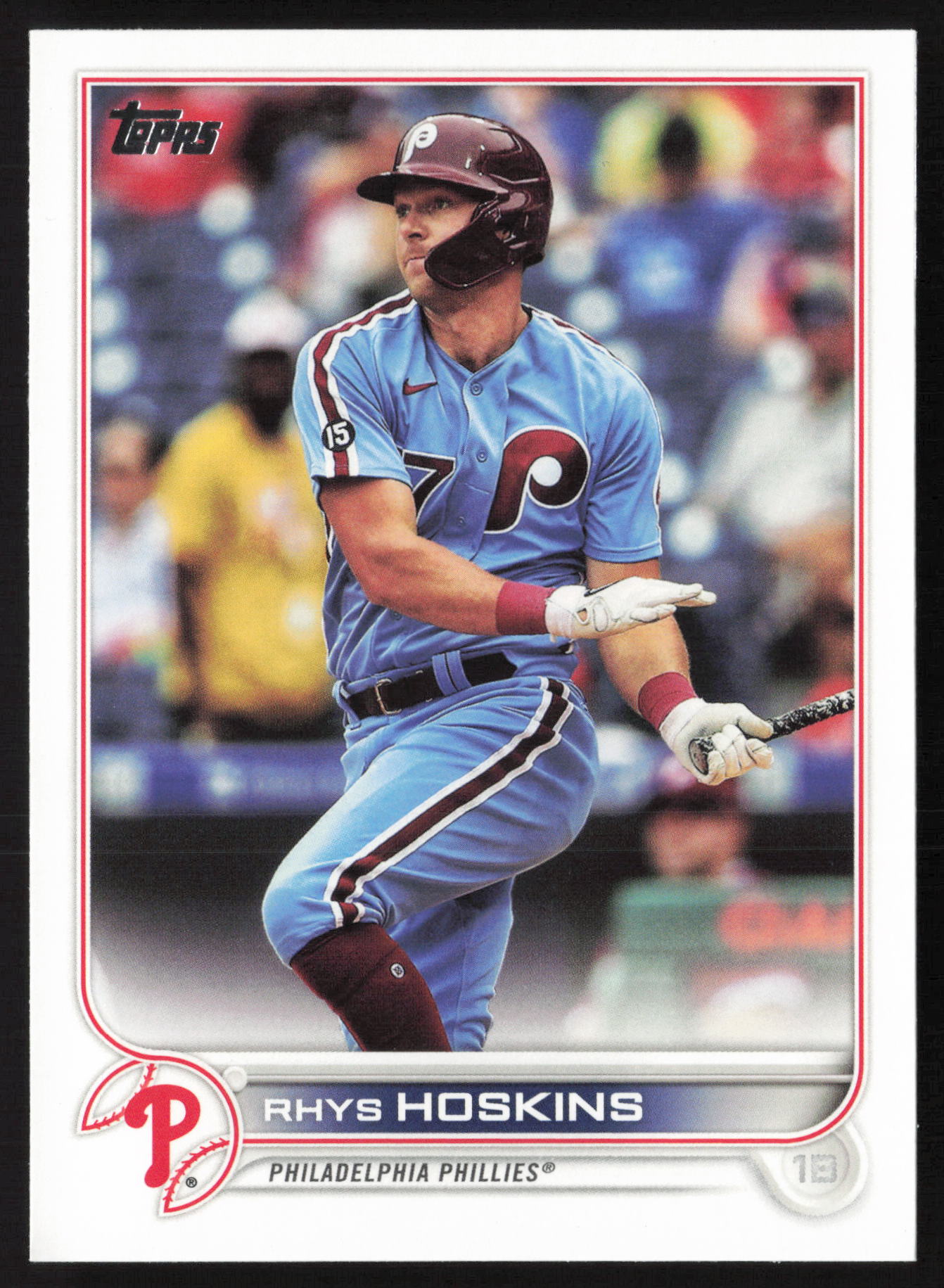 2022 Topps #523 Rhys Hoskins