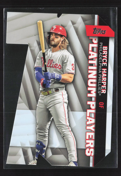 2021 Topps #PDC-31 Bryce Harper Platinum Players Die Cut