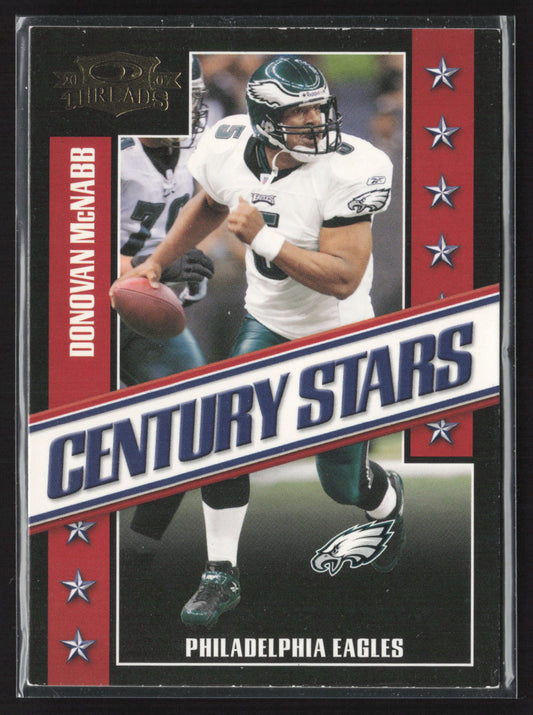 2007 Donruss Threads #CS-20 Donovan McNabb Century Stars Gold